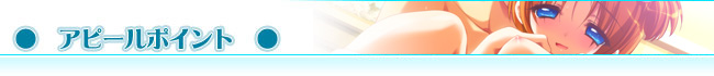 ●アピールポイント